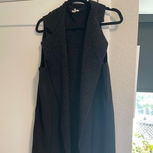 Long Black Vest